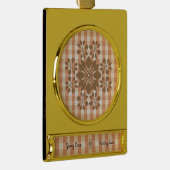 kerstboomkanner verguld banner ornament (Rechts)