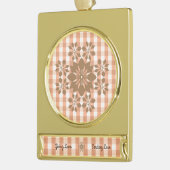 kerstboomkanner verguld banner ornament (Links)