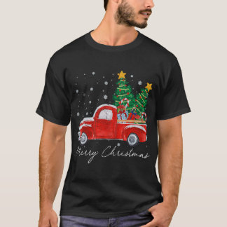 kerstboomkermis met de rode kerstboom S T-shirt