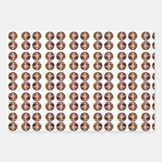 kerstboomkerstboomschilderpatroon inpakpapier vel (Voorkant 3)