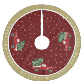  kerstboomkikkerkirt geborsteld polyest kerstboom rok (Voorkant)