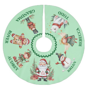 Kerstboomkleed met Namen Kerstboom Rok