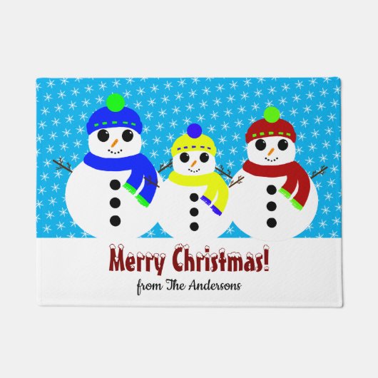 kerstboomklep deurmat (Voorkant)