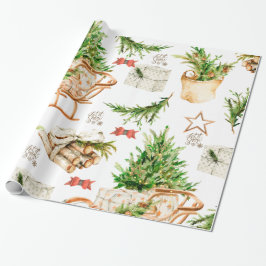  kerstboomkleur Wrapppapier Cadeaupapier