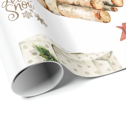 kerstboomkleur Wrapppapier Cadeaupapier (Rol Hoek)