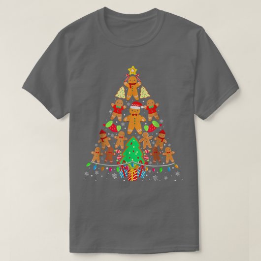 kerstboomkoekjes t-shirt (Design voorkant)