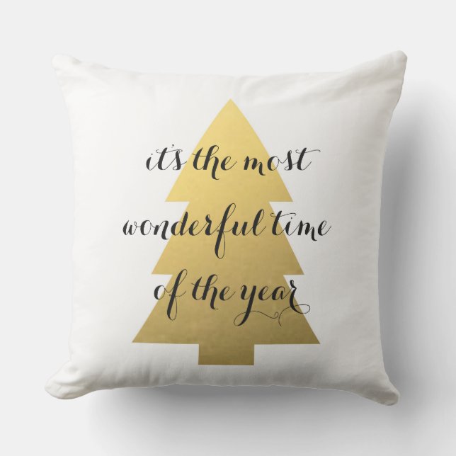 kerstboomkoorts buitenkussen (Voorkant)