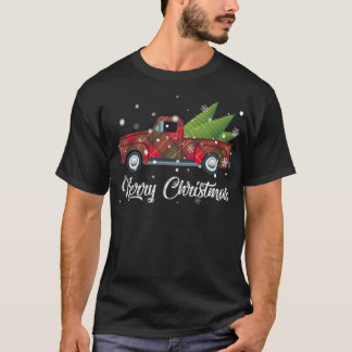 kerstboomkoorts met kerstboompjes met kerstpaniek t-shirt