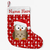 kerstboomkor met Santa Hat Kleine Kerstsok (Voorkant)