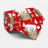 kerstboomkor met Santa Hat Stropdas (Opgerold)