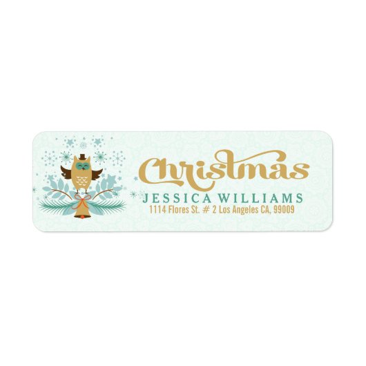 kerstboomkorren, gebell en groot design etiket (Voorkant)