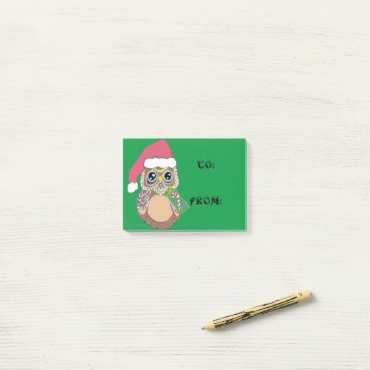 kerstboomkorren Labels Post-it® Notes (Op bureau)
