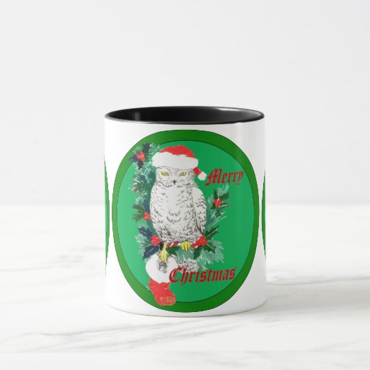 kerstboomkous en Holly Designed for and Mok (Midden)