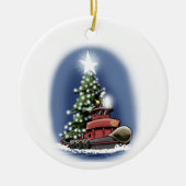 kerstboomkuip keramisch ornament (Voorkant)