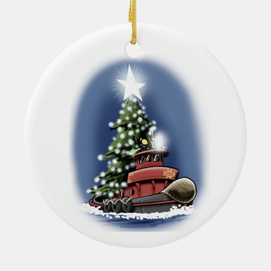 kerstboomkuip keramisch ornament (Achterkant)