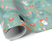 kerstboomkunst cadeaupapier (Rol Hoek)