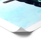 Kerstboomlabradors in het sneeuwveldwerk poster (Hoek)