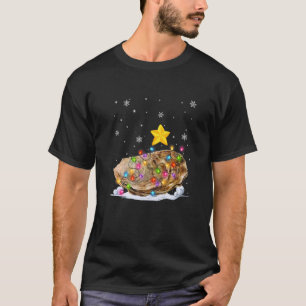 Kerstboomlampjes voor jonge dieren t-shirt