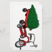 kerstboomlevering briefpapier (Voorkant / Achterkant)