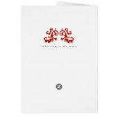 Kerstboomnest ~ Kaart (Achterkant)