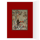 Kerstboomnest ~ Kaart (Binnen (Links))