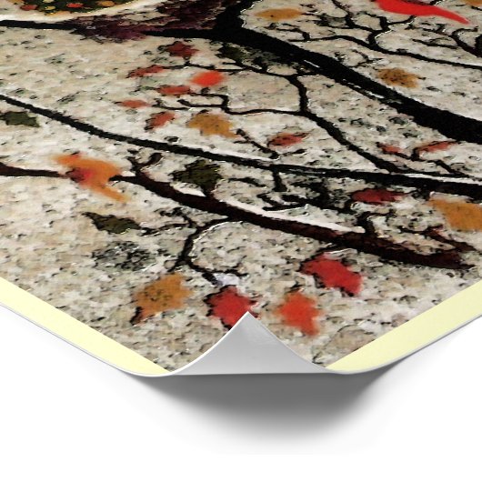 Kerstboomnesten ~ Print Poster (Hoek)