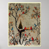 Kerstboomnesten ~ Print Poster (Voorkant)