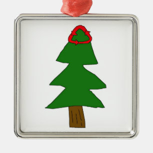 Kerstboomornament recyclen metalen ornament