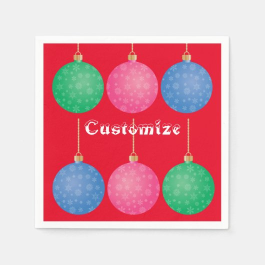 kerstboomornament Thunder_Cove Servet (Voorkant)