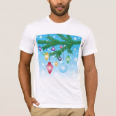 kerstboomOrnamenten Mannen T-shirt (Voorkant)