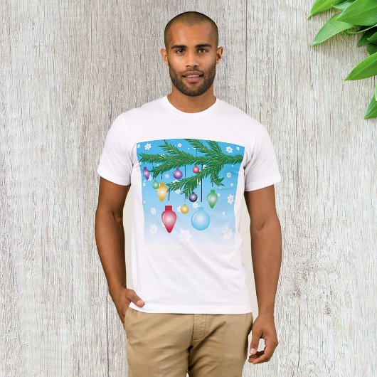 kerstboomOrnamenten Mannen T-shirt
