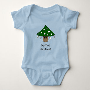 kerstboompaddenstoel Baby Bodysuit