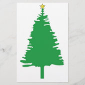 kerstboompapier briefpapier (Voorkant)