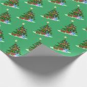 kerstboompapier cadeaupapier (Hoek)