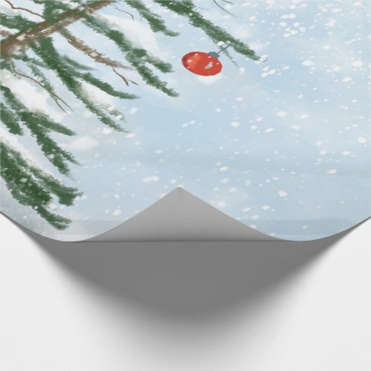 kerstboompapier cadeaupapier (Hoek)