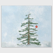 kerstboompapier cadeaupapier (Vlak)