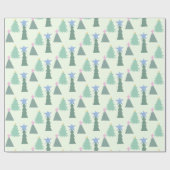 kerstboompapier cadeaupapier (Vlak)