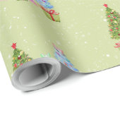 kerstboompapier cadeaupapier (Rol Hoek)