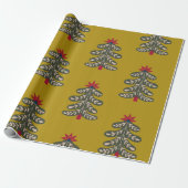 kerstboompapier cadeaupapier (Uitgerold)