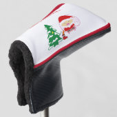 kerstboompapier golfheadcover (3/4 voorkant)