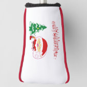 kerstboompapier golfheadcover (Draai 90)