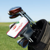 kerstboompapier golfheadcover (Insitu)