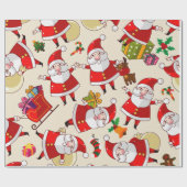 kerstboompapier met cadeaubonnen cadeaupapier (Vlak)