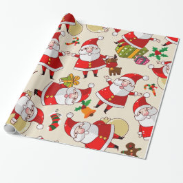 kerstboompapier met  cadeaubonnen cadeaupapier