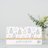 Kerstboompatroon Aangepaste zakelijke Logo (Staand voorkant)