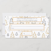 Kerstboompatroon Aangepaste zakelijke Logo (Achterkant)