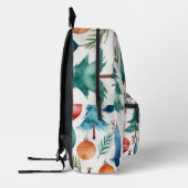 kerstboompatroon bedrukte rugzak (Links)