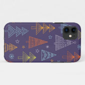 kerstboompatroon Case-Mate iPhone case (Achterkant (horizontaal))