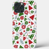 kerstboompatroon Case-Mate iPhone case (Achterkant)