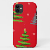 kerstboompatroon Case-Mate iPhone case (Achterkant)